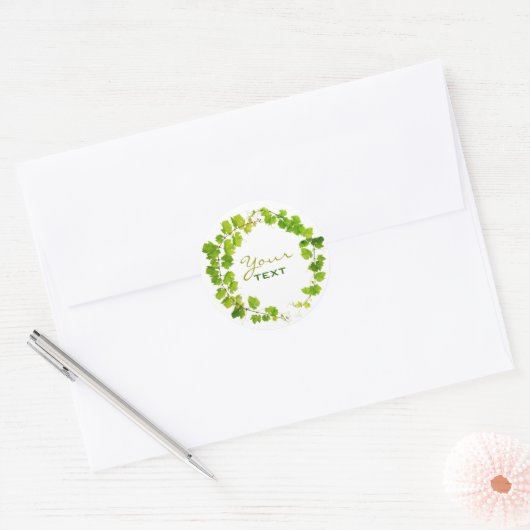 Circle grapevine sticker (Envelop)