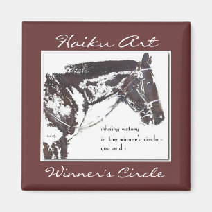 Circle Haiku Art Magnet van Winner Magneet