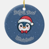 Circle Keepsake Ornament - Baby's First Christmas (Achterkant)