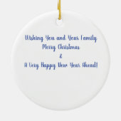 Circle Keramisch Ornament 2024 (Achterkant)