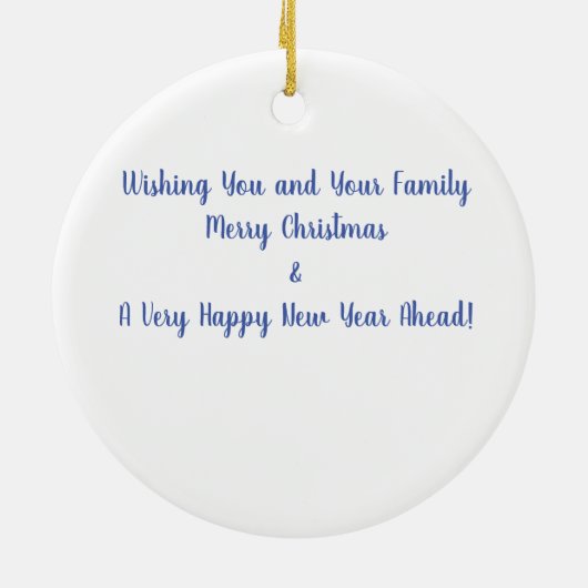 Circle Keramisch Ornament 2024 (Achterkant)