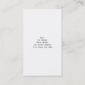 Circle Life Chakra Gemstenen Zen Design Visitekaartje (Achterkant)