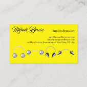 Circle Lips Piercing foto Visitekaartje (Achterkant)