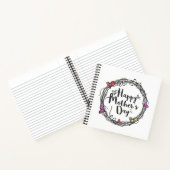 Circle met Hearts Happy Moederdag | Notitieboek (Binnen)