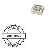 Circle Modern Boek Bord Stempel (Gestempeld)