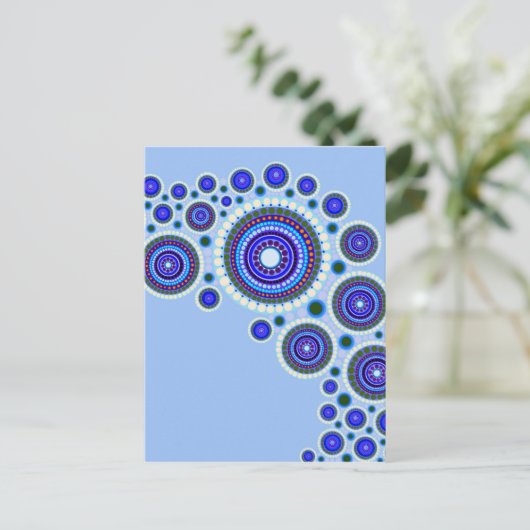 Circle Motif #117 Carte postale (Debout devant)