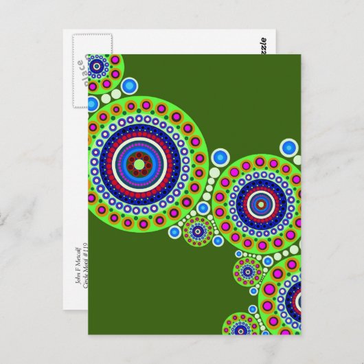 Circle Motif #119 Carte postale (Devant / Derrière)