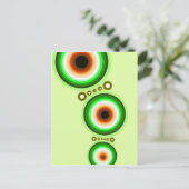 Circle Motif #124 Carte postale (Debout devant)