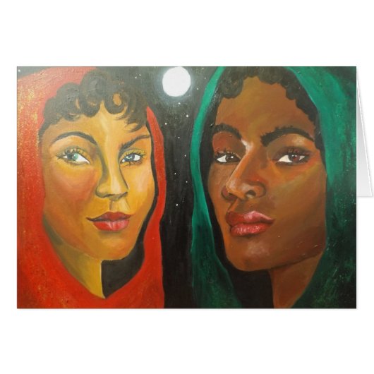 Circle Notecard (Voorkant Horizontaal)