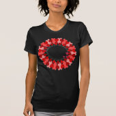 Circle of hearts dames T-shirt (Voorkant)