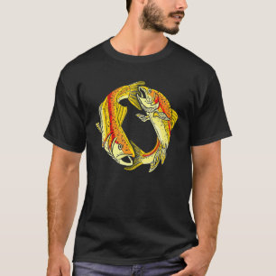 Circle of Life Cutthroat Forel Yellowstone Vliegvi T-shirt