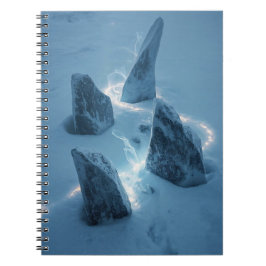 Circle of Light in the Snow Notitieboek