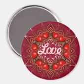 Circle of Love Magnet Magneet (Voorkant / Achterkant)