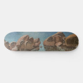 Circle of Stones Lake Tahoe Impressionisme Skateboard (Horizontaal)