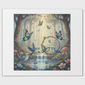 Circle of Whimsy in the Enchanted Grove Cadeaupapier (Vlak)