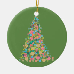 Circle Ornament Holiday tree - abstracte punthart