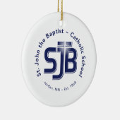 Circle Ornament met SJB Logo (Rechts)