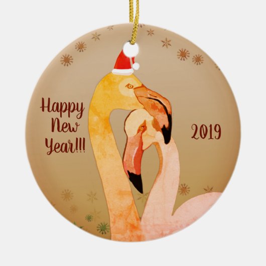 Circle Ornement Nouvel an (Devant)