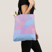 Circle Pattern Canvas tas (Dichtbij)