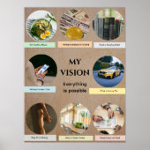 Circle Pics Vision Board Poster (Voorkant)