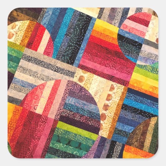 Circle Quilt Sticker (Voorkant)