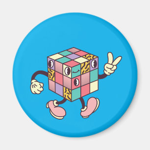 Circle refrigerator magnets custom