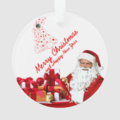 Circle Santa Ornament (achterkant)