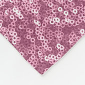 Circle Sequins Sparkle Shiny Shimmer Fleece Deken (Hoek)