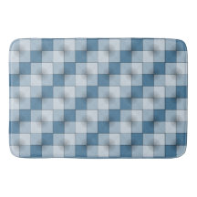 Circle-Squares Bath Mat