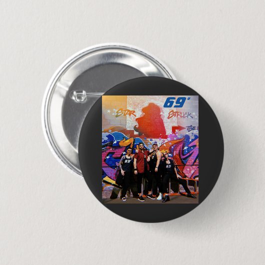 Circle Star Struck Button (Voorkant /achterkant)