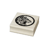 Circle Tiger Head Rubberstempel (Stempel)