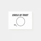 CIRCLE TRUST FUNNY POST-IT® NOTES (Voorkant)