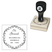 Circle Wreath  Script Custom Rubber Stamp Rubberstempel (Gestempeld)