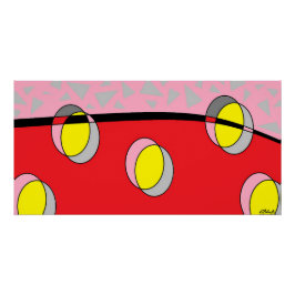 Circled Back Scrum Design Perfect Poster