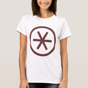 Circled Sterisk T-shirt