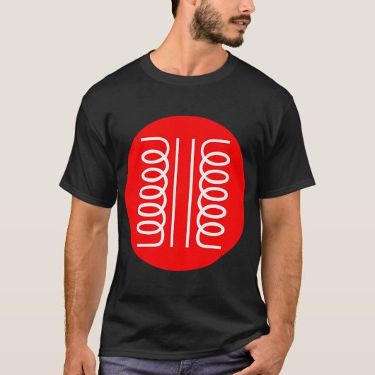 Circled-symbool - Transformer T-shirt (Voorkant)