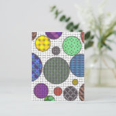 Circles Alight Briefkaart (Staand voorkant)