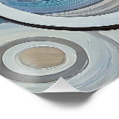 Circles Composition II Poster d'art brillant (Coin)