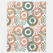 Circles, Everywhere Circles Fleece Deken (Voorkant)