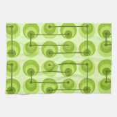 Circles halverwege de eeuw Chartreuse Theedoek (Horizontaal)