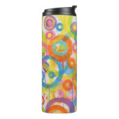 Circles in Motion: A Sip of Joy  Thermosbeker (Gedraaid links)