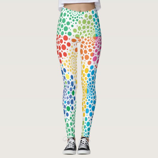 Circles Mandala 3 Leggings (Voorkant)