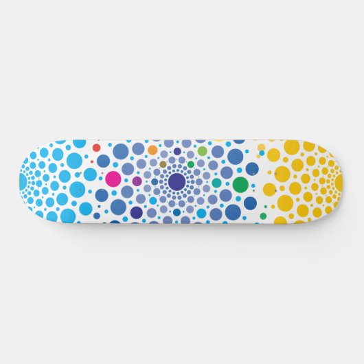 Circles Mandala 3 Skateboard (Horizontaal)