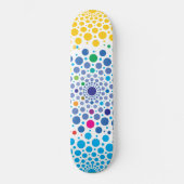 Circles Mandala 3 Skateboard (Voorkant)