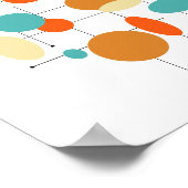 Circles Mid Century Modern Styn Poster (Hoek)