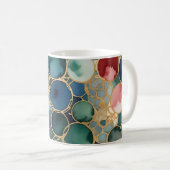 "Circles of Serenity" Abstracte Mok door DAKimage (Voorkant rechts)