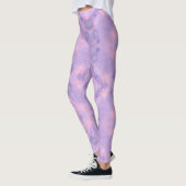 Circles Spheres Lavender Pink Blue Leggings (Links)