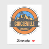 Circleville, Kansas Sticker (Vel)