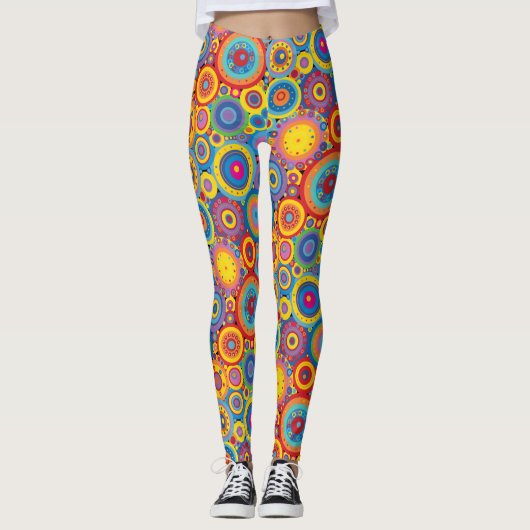 Circo de Circulo (Circus van Cirkels) Leggings (Voorkant)