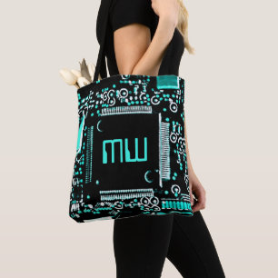 Circuit Aqua 2 Monogramme sur sac fourre-tout